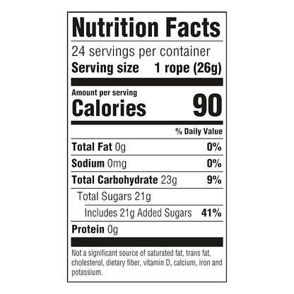 Nerds Rope Candy, Rainbow, 0.92 Ounce (Pack of 48)