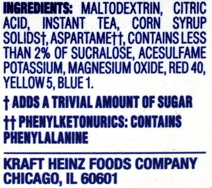 Crystal Light Sweet Tea, 12-Quart 1.56-Ounce Canister (Pack Of 4)
