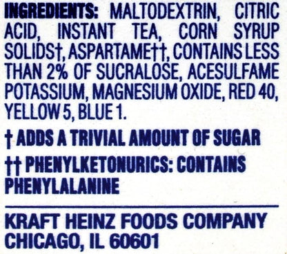 Crystal Light Sweet Tea, 12-Quart 1.56-Ounce Canister (Pack Of 4)