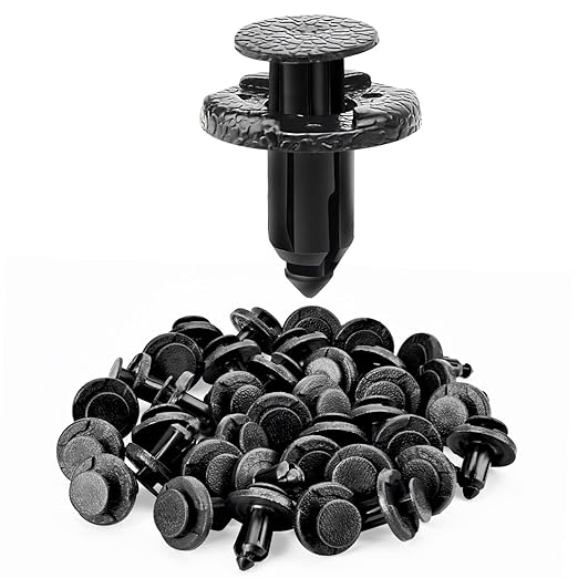 Nilight 40PCS Front Bumper and Radiator Support Push-Type Retainer 11296-AG000 8mm Compatible with Nissan and Infiniti Car Push Retainer Kit 2 Years Warranty