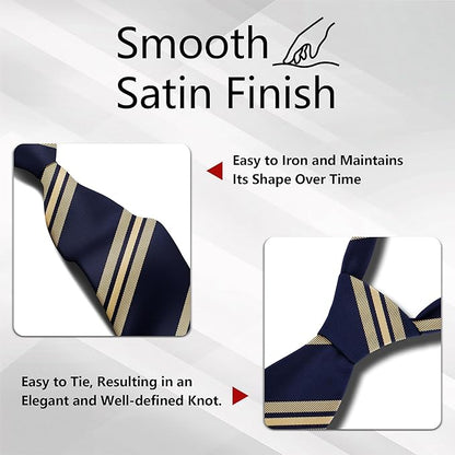 Fineknot Ties for Men, Jacquard Neck Ties, Mens Plaid Paisley Striped Tie, Classic Floral Mens Ties for Wedding Business