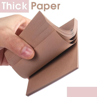 Thenshop 12 Pads Boho Sticky Notes 3''x3'', Self Stick Notes Pads Boho Office Supplies, Vintage Aesthetic School Accessories 50 Sheets/pad