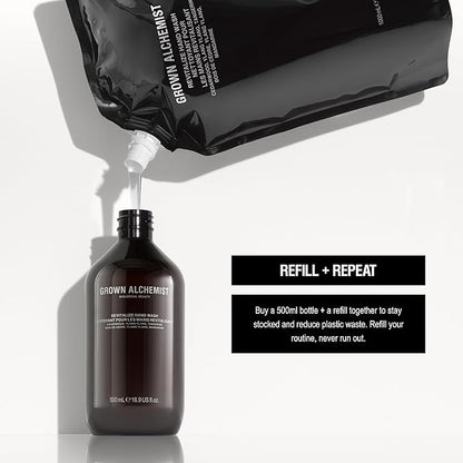Grown Alchemist Revitalize Hand Wash. Cedarwood, Ylang Ylang, Tangerine. Gentle Hand Wash Hydrates and Cleanses Skin, 16.9 Ounce (500mL).