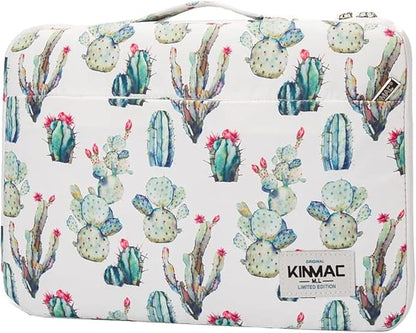Kinmac 360° Heavy Duty Protective Laptop Sleeve Case Bag Cover with Handle for MacBook Air 13 inch,iPad Pro 13 inch and 13.3 inch HP,Dell,Lenovo,Asus,Acer Laptop (Cactus)