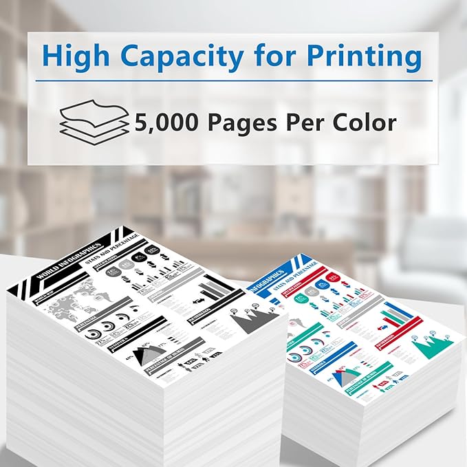 T10 T10L Cyan Toner Cartridge Remanufactured Replacement 4565C001 Toner (with New Chip) for Color imageCLASS X LBP1538C MF1538C C1533P C1538P C1538iF Printers(1 Pack)