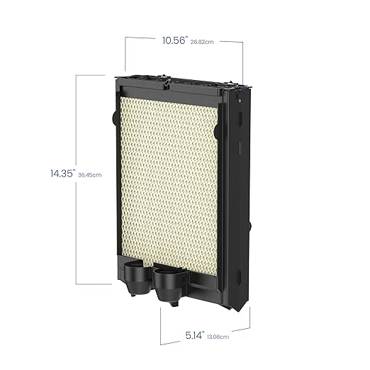 AprilAire H445EZ1 Humidifier Filter/Water Panel Assembly Replacement Kit for AprilAire Whole-House Humidifier Models: 400, 400A, 400M (2-pack)