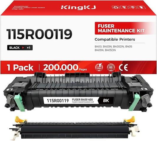 115R00119 Fuser Maintenance Kit 1-Pack Replacement for Xerox 115R00119 Fuser Kit Compatible with Xerox VersaLink B400 B400N B400DN B405 B405N B405DN Laser Printer All-in-One Fuser Unit 110V 150K Yield