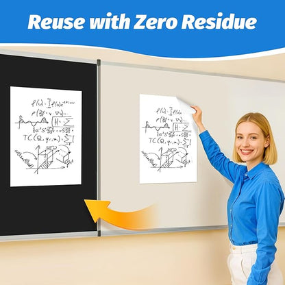 AFMAT Sticky Easel Pads, 15 in x 18 in Anchor Chart Paper, Ink Bleed-Through Resistant Flip Chart Paper for Office/Classroom/Whiteboard/Wall/Windows, 30 Sheets/Pad, 6 Pads