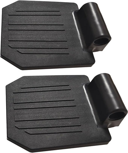 1 Pair of Universal Footplate for The Wheelchair, Transport Chair Footrest Elevating Leg Rests Replacement Parts for Standard Wheelchair Repair Parts