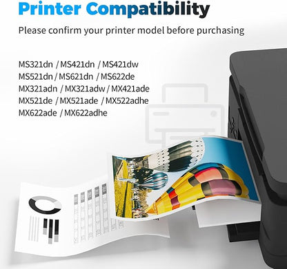 Remanufactured 56F0Z00 Imaging Unit Replacement for Lexmark 56F0Z00 Black Imaging Unit for MS321 MS321dn MS421 MS421dw MS521dn MS621dn MX321 MX421 MX521 MX521de MX521ade MX522 MX622 MX622adhe