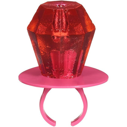 Ring Pop Pink Christmas Candy Lollipops, 30 Ct Bulk Strawberry Lollipops Individually Wrapped, Suckers for Kids, Fun Candy for Gender Reveals, Holiday Parties, Stocking Stuffers, Gifts, Party Favors
