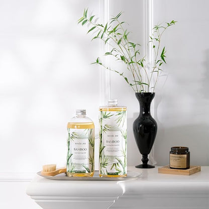 ROMIIE ZOI Liquid Hand Soap Refill,Bamboo,Gentle & Moisturizing Formula for Home & Kitchen, 750ML/26 FL OZ