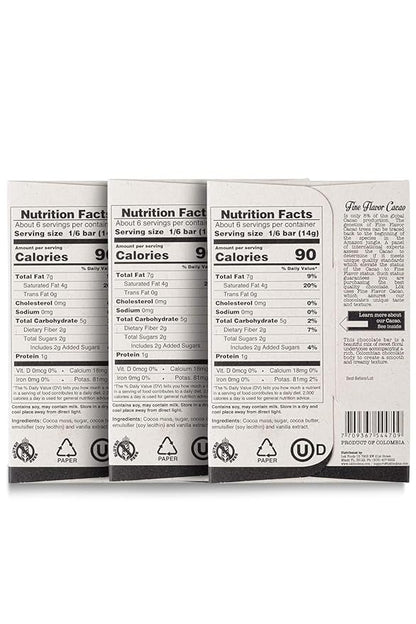Lok Dark Chocolate Bar 85% Cacao | Fair Trade, Non-GMO, Kosher, Gluten Free, Vegan, Bean-to-Bar, Keto Friendly, Low-Carb, Paleo Lök | 3.0 Ounce 3 Pack