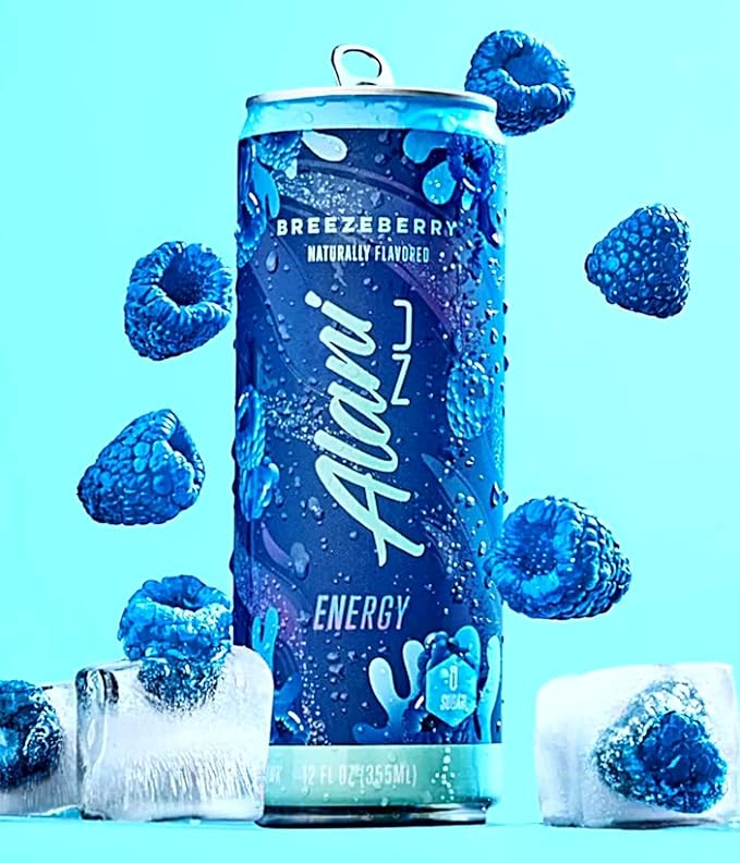 Alani. Nu Energy Drink Variety Pack | (Pack Of 15) | 12 Different Flavors : Mimosa, Arctic White, Dream Float, Blue Slush, Breezeberry, Cherry Slush, Hawaiian Shaved, Watermelon Wave -12 fl. oz - By The Munchie Mix