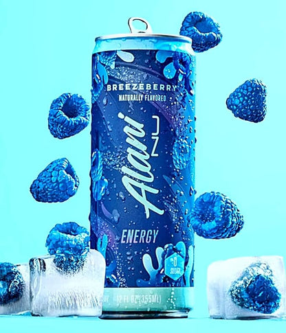 Alani. Nu Energy Drink Variety Pack | (Pack Of 15) | 12 Different Flavors : Mimosa, Arctic White, Dream Float, Blue Slush, Breezeberry, Cherry Slush, Hawaiian Shaved, Watermelon Wave -12 fl. oz - By The Munchie Mix