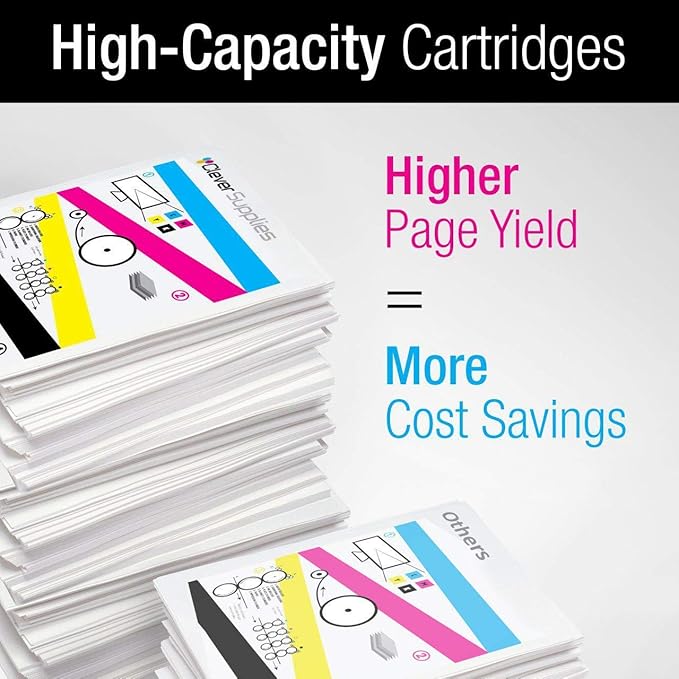 CS Replacement Toner Cartridge Compatible with HP 410X CF410X Black CF411X Cyan CF413X Magenta CF412X Yellow Pro M452dn M452dw M452nw M477 M477fdw M477fnw M477fdn MFP M377dw 4 Color Set