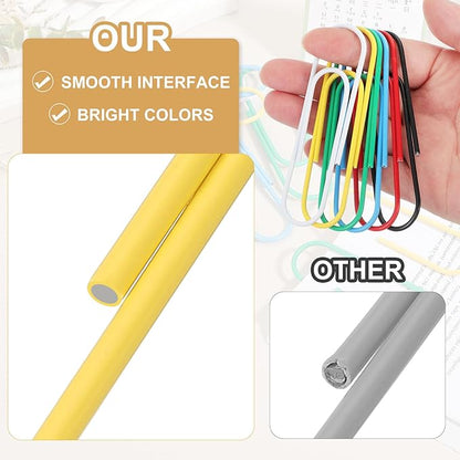 PATIKIL 4 Inch Large Paper Clip, 30PCS Big Paper Clip Extra Large Huge Metal Giant Clips Rust-Proof Strong Durable Bulk Cute for Home Office Accessories Bookmark, White