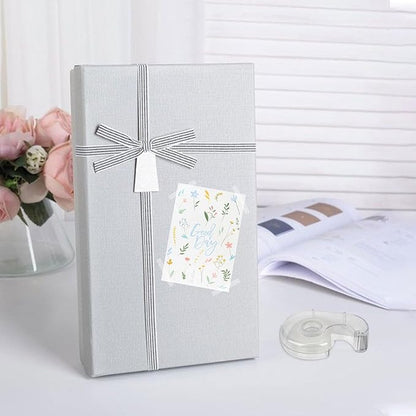 24 Rolls Clear Tape, Transparent Tape Refills for Dispenser, 1 Inch Core, 3/4 x 800 Inches, Strong Adhesive for Gift Wrapping, Office, School, Home, Desk Supplies & Crafts