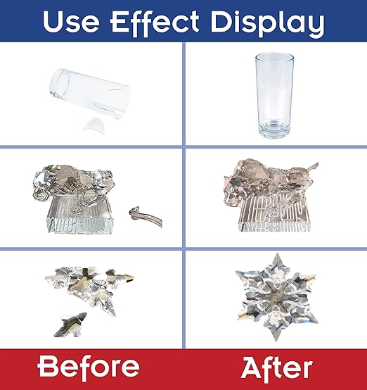 30g Glass Glue,Acrylic Adhesive,Super Instant Glue Bonding Between Glasses,Glass and Other Materials,Quick-Dry Waterproof Clear