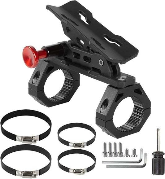 UTV Fire Extinguisher with Mount Kit- Quick Release Roll Bar Fire Extinguisher Bracket Holder for Any Vehicle with 1.75"-2" Roll Bar, Compatible with Polaris RZR/Can Am X3/Jeep Wrangler