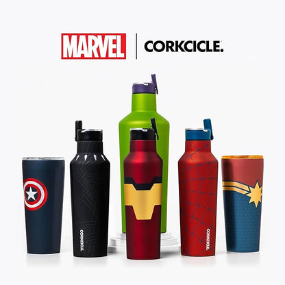 Corkcicle Classic Coffee Mug - Triple Insulated Stainless Steel for Travel - Shatter-Proof Lid - Keeps Drink Hot Over 3 Hours - Holiday Mug Gift - Great for Gifting Warmth - 16 oz - Captain Marvel
