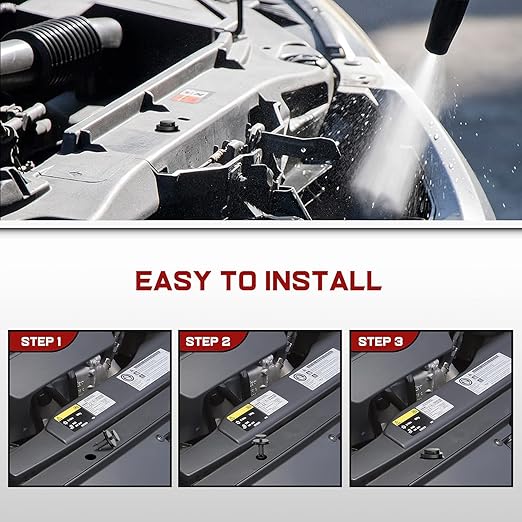 Nilight 30 Sets Front Air Deflector Retainers Clips & Grommet Compatible with GM 15733971,15733970 2007-2013 Chevrolet Avalanche 2006-2007 Hummer H3, 2 Years Warranty