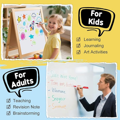 V-Opitos 144 Pack Fine Tip Dry Erase Markers - Bulk Whiteboard Erasable Markers in 12 Colors, Ideal for School Classroom Office Supplies, Non-Toxic & Easy Clean for White board