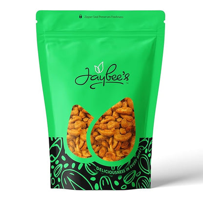 Hot & Spicy Chipotle Flavored Cashews 24 oz Resealable Pouch | Bold & Crunchy Snack | Gourmet Seasoned Nuts | Perfect for Parties & Gifting | Jaybee's Nuts