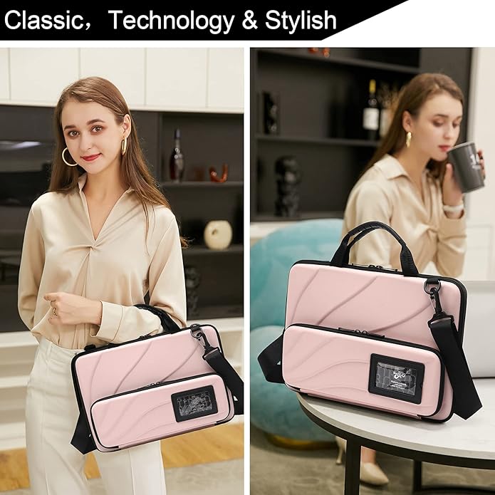 Laptop Case Hard Shell Laptop Bag for Men Women with Shoulder Strap