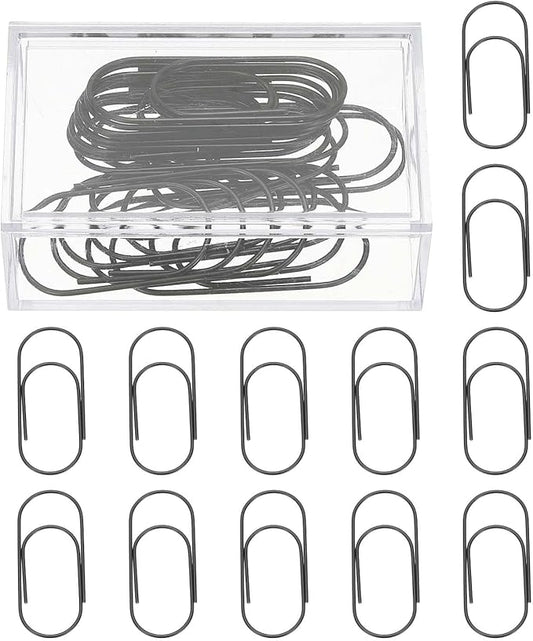 PATIKIL 20 Pcs Paper Clip, 2inch Non-Skid Metal Paper Clamp Clips Large for Office Supplies Craft Scrapbook Document Note Sorting, Electroplating, Rose Gold
