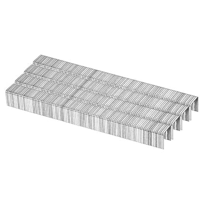 uxcell 20 Gauge Narrow Crown Staples 7/16" x1/2", 5200Pcs Galvanized Steel for Pneumatic, Electric Stapler, White