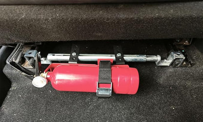 Car Fire Extinguisher Bracke,Seat Track Bracket,Adjustable Width Fits Most Vehicles