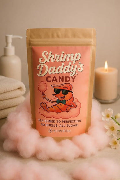 Shrimp Daddy's Candy - Premium Cotton Candy from Kepperton - A Whimsical Treat for Birthdays, Holidays, and Bachelorette Parties