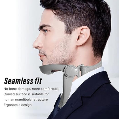 Agatige Neck Brace for Posture, 360 Degree Adjustable Neck Support Posture Spine Corrector Neck Brace Cervical Traction Device for Women and Men Cervical Spine Pressure Relief (1PCS)