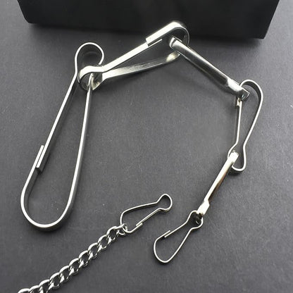 60 pcs Stainless Steel Small Spring Hooks 1inch/25mm Lanyard Clasp Zipper Snap Clips for Key Chain ID Card Badge Holders