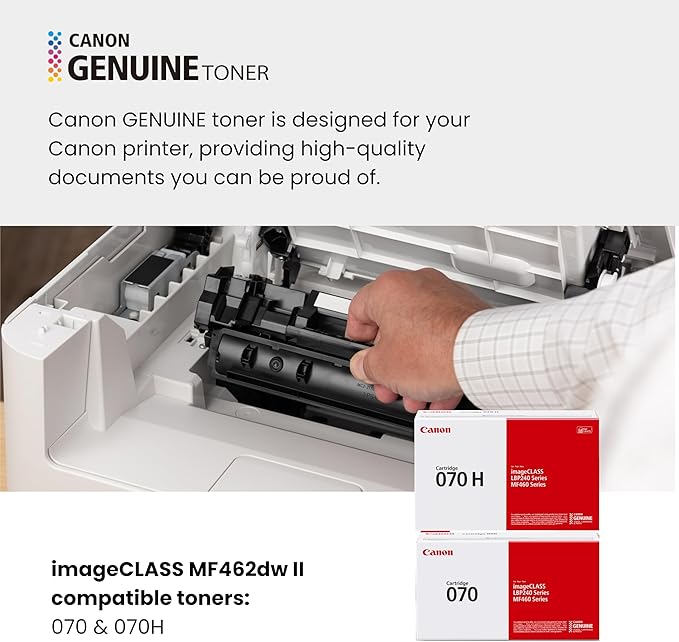 Canon imageCLASS MF462dw II - Wireless Duplex Laser Printer with Print, Copy, Scan, Fax, Expandable Paper Capacity and 3 Year Limited Warranty, 37 PPM