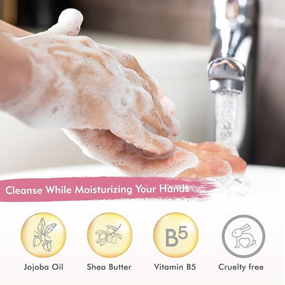 ROMIIE ZOI Rose Liquid Hand Soap Refill Gift Set – 3 Pack (26 Fl Oz Each), Romantic Floral Scent, Moisturizing & Gentle, Biodegradable Formula with Essential Oils for Bathroom, Kitchen