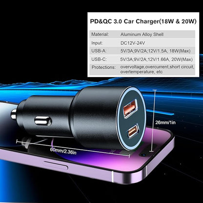 Multi Retractable Car Charger Station, Headrest 3 in 1 Charging Box Share Ride Dock for Backseat with Fast 36W QC 3.0 Charger Adapter for All Phones|iPhone16/15/14|Samsung|iPad|Android