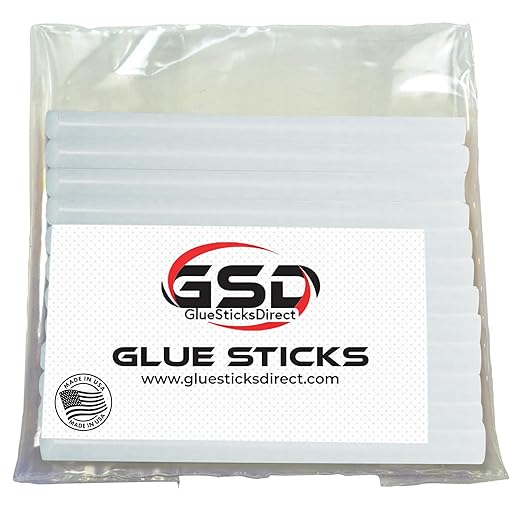 Wholesale® Mini Size Hot & Cool Melt Glue Sticks for Glue Gun - Bulk 4in Glue Sticks - Great for Art, Craft & Repairs - 5/16" X 4" (100 Sticks) - Made in USA