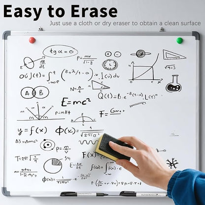 V-Opitos 144 Pack Fine Tip Dry Erase Markers - Bulk Whiteboard Erasable Black Markers, Ideal for School Classroom Office Supplies, Non-Toxic & Easy Clean for White board