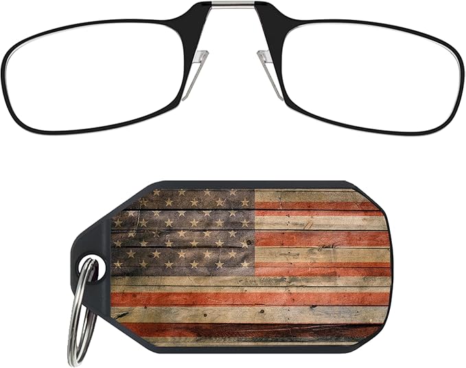 ThinOptics Keychain Case and Readers Rectangular Reading Glasses