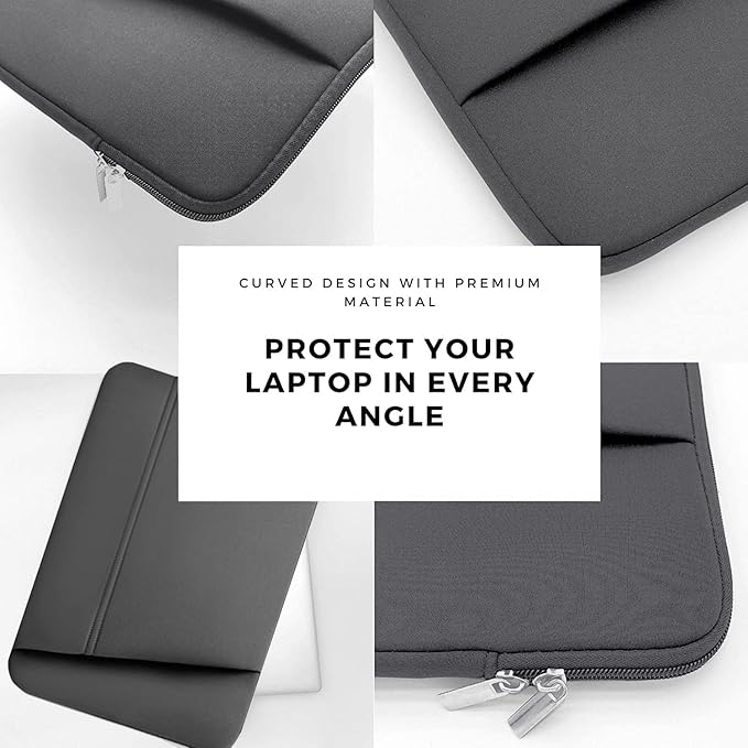 TEDNETGO 14 Inch Laptop Sleeve, Waterproof Protective Case Cover for Apple MacBook Pro 2022, Upgrade 13 Inch, Grey