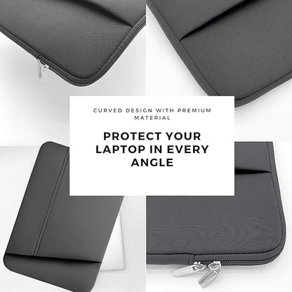 TEDNETGO 14 Inch Laptop Sleeve, Waterproof Protective Case Cover for Apple MacBook Pro 2022, Upgrade 13 Inch, Grey