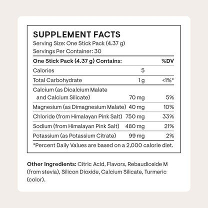 THORNE - Daily Electrolytes - Zero Sugar & Low-Calorie Electrolyte Powder Drink Mix - Flavors Derived from Natural Sources - NSF Certified for Sport - Mango Limeade - 30 Stick Packs