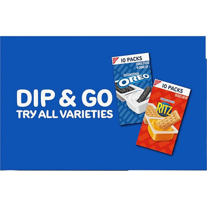 Handi-Snacks OREO Cookie Sticks 'N Creme Dip Snack Packs, 20 Snack Packs
