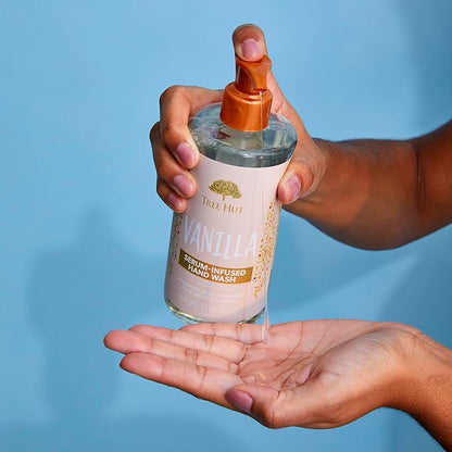 Tree Hut Vanilla Serum Infused Hand Wash | Nourish & Hydrate Hands with Strengthening Skin Care | Long Lasting Scent | Cleanse & Lock in Moisture | 11 fl oz.