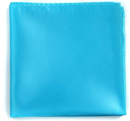 Mens Solid Satin Mens Tie With Hanky,Handmade Neckties For Men