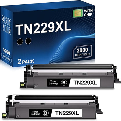 TN229XL Black Toner Cartridge Replacement for Brother TN-229XL TN 229 XL to use with MFC-L3720CDW HL-L3220CDW HL-L3280CDW HL-L3300CDW MFC-L3780CDW Printer