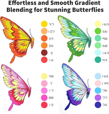 NICETY 120 Colors Alcohol Markers Dual Tip Brush & Chisel – Alcohol Based Art Marker Set for Sketching, Drawing, Coloring, Painting, Illustration – Markers for Artists, Adults, Beginners