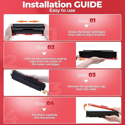 067H Toner Cartridge Set 067 Mf656Cdw Mf652Cdw High Yield Compatible for Canon 067H Toner Cartridge Set for Canon Color imageCLASS Mf656Cdw Mf654Cdw LBP632Cdw MF650C Mf653Cdw LBP630C Printer 4 Pack